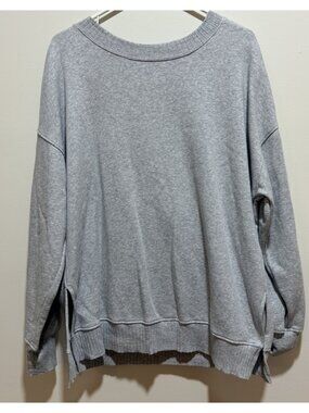 So Sweatshirt Size Medium Oversized Cozy Sweatshirt ~ Light Gray